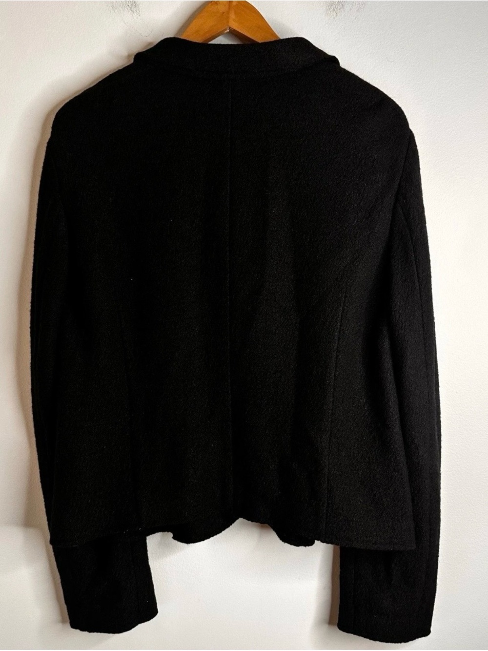 J. Jill Black Women's Two-Button Wool Blend Blazer Size L/XL - Picture 2 of 8
